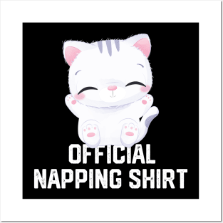 official napping shirt Posters and Art